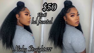 Who'S Gonna Know ‍♀️| Janet Collection Synthetic Melt 13X6 Hd Lace Frontal Wig - Kinky 22
