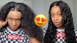 13X6 Hd Water Wave Lace Frontal Wig Ft. Cynosure Hair