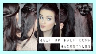 Quick & Easy Half Up Half Down Hairstyles | Ohhitsonlyalice