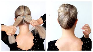 Easy Diy Updo  Wedding Prom Updo Hair Tutorial By Another Braid #Shorts