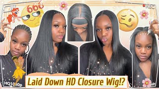 No More Baby Hair!Beginners Friendly Closure Wig Review | 4X4 Hd Lace + Soft Hair #Ulahair