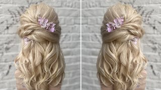 Gorgeous Half-Up Half-Down Hairstyle