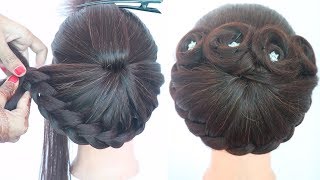New Hairstyle For Girls || Cute Hairstyles || Hairstyle For Short Hair || Wedding Hairstyle