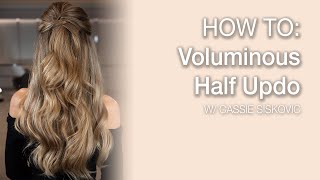 How To: Voluminous Half Updo | Kenra Platinum