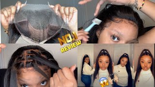 Rubber Band Half Up Ponytail Hairstyle Ft Asteria Hair Hd Lace Frontal Wig | Sam Iam