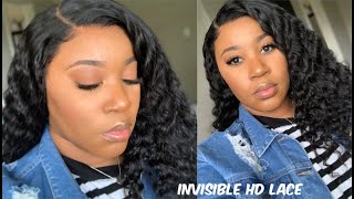 Melted Lace!!! I 13X6 Deep Curly Hd Lace Frontal Wig I Giveaway(Closed) Ft. Victoria'S Wig