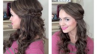 Simple Half Up Hairstyle - My Bridesmaids Hairstyles