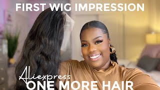 Affordable One More Hair Hd Lace Frontal Wig From Aliexpress - Unboxing Hair Review