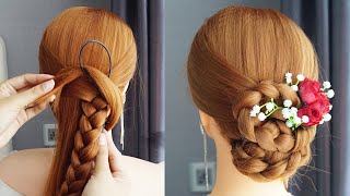 French Braid Low Bun Tutorial - Diy Wedding Hairstyles