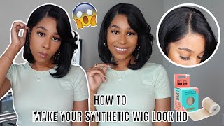 How To Make Your Synthetic Wig Look Hd| The Stylist Sheree | Samsbeauty