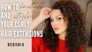 How To Install & Style Your Curly Hair Extensions