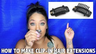 How To Make Clip-In Hair Extensions | Teresa Michele
