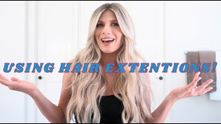 Hair Extensions - Using Cashmere Hair Clip In Extensions