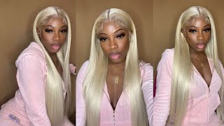 Best Melted 613 Wig Install | How To Tone 613 Blonde Wig Tutorial | Yolissa Hair