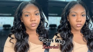 How To Install & Style A U-Part Wig W/ Luvmehair