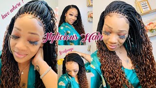 Natural Braided Wig Serving Nuthan But Scalpage !! Ft. " Itylicious " + Giving Goodies Awa