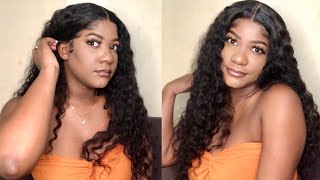How To Install The Most Realistic T-Part Frontal Wig Install Ft~ Hairsmarket Deep Wave Wig||