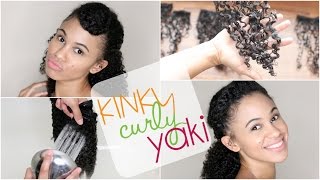 How To Take Care Of Kinky Curly Yaki Clip-In Extensions For Natural Hair