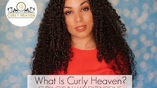 What Is Curly Heaven? | Curly Clip In Hair Extensions | Natural Curly Hair