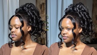 A Super Feminine Up-Do For A Special Event With This 22Inch Yaki Frontal Feat Omgherhair