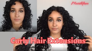 Curly Clip-In Hair Extensions | Reviewing Hair By Bebonia + How To Install Curly Clip In'S!