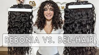 Comparing Bebonia Vs. Bel-Hair Curly Hair Extensions | Alya Amsden