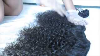 How To Dye Mongolian Curly Weave Black | Myextensionz| Amelia Meskerem