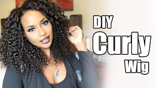 Diy Curly Wig With Wowafrican Virign Brazilian Afrocurl Bundles