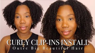Curly Clip-Ins Install | Outre Curly Clip-Ins | Lindiorslife