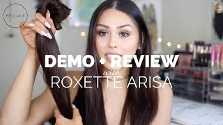 Bellami Bellissima Clip-In Hair Extensions Review + Demo With Roxette Arisa