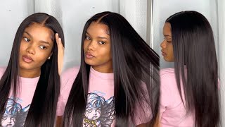 Watch Me Slay This Glueless Transparent Lace Wig | Ulahair