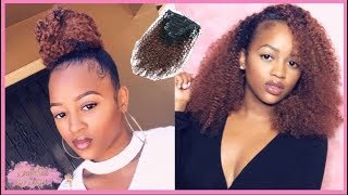2 Ways To Style Kinky Curly Clip-Ins | Amazing Beauty Hair