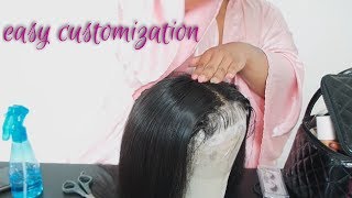 No Bald Cap! No Frontal! Easy Wig Customization | Slay With A Closure | Ft. Sunber Hair
