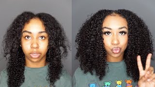 Real Hair Or Clip Ins??? | Better Length Kinky Curly 3B-3C Clip Ins