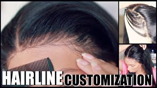 How I Re-Create A "Perfect Hairline" On 360 Lace Wig {Tweezing Lace Wigs} Ft. Uuhair