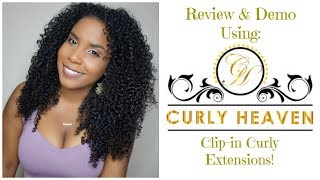 Curly Heaven: Curly Clip-In Extensions (Demo & Review)