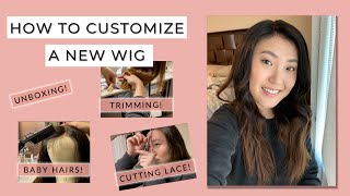 New Wig! Unboxing & Cutting & Customizing From Start To Finish!