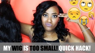 My Wig Is Too Small! | Quick Wig Hack