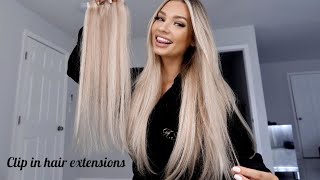 Clip In Hair Extensions Tutorial | Bellami