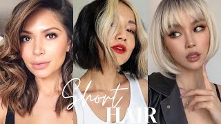Popular Ways To Style Short Hair 2022 #Shorthairstyles