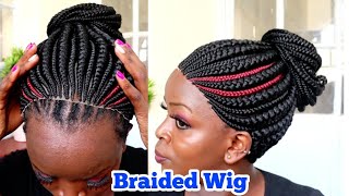 Braided Wig Affordable Braided  Wig.Beginner Friendly -No Frontal Wig Install+Wig Review  Black&900