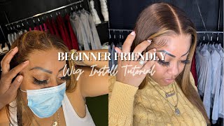 Frontal Wig Install For Beginners| Step By Step Tutorial