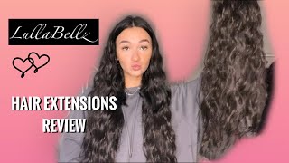 Trying Out Lullabellz 26” Wave 5 Piece Synthetic Hair Extensions