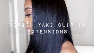 *Detailed Demo + Install* Hh Yaki Clip-In Extensions | Sassina Hair | Amazon