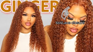 Vacay Ready Ginger Curly Wig Install - Ft Beautyforeverhair