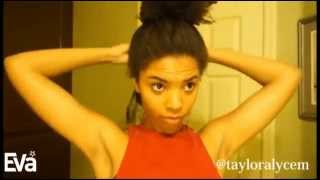 How To Install Kinky Curly Clip-In Human Hair Extension By Tayloralycem | Evawigs Tutorial