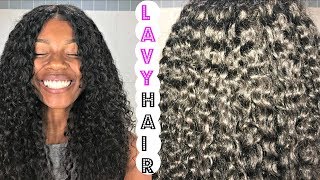 Customization/Installation | Lavy Hair %130 Density Brazilian Deep Curly Frontal Wig