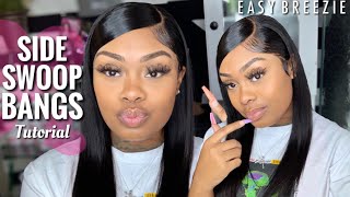 Side Swoop‼️  Realistic Beginner Whole Bleached Lace Wig｜20% Off Code "Easy20" | Wequeen