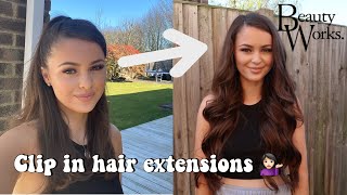 Beauty Works Double Hair Set Clip In Extensions | Unboxing/First Impressions