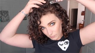 Root Clipping Curly Hair For Max Volume  |  Jannelle